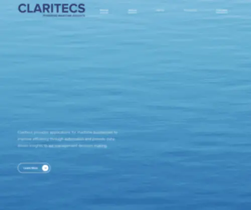 Claritecs.com(Maritime Solutions) Screenshot