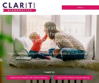 Claritidiagnostics.com(Clariti Diagnostics) Screenshot