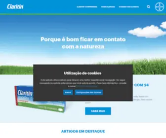 Claritin.com.br(Claritin) Screenshot