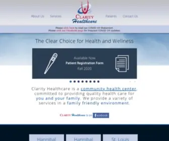 Clarity-Healthcare.org(Clarity Healthcare) Screenshot