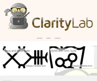 Clarity-Lab.org(Clarity Lab) Screenshot