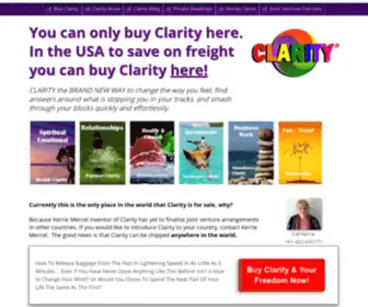 Claritycards.com.au(Buy Tarot Cards On Steroids) Screenshot