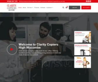 Claritycopiershw.co.uk(Ricoh Photocopiers) Screenshot
