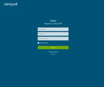 Claritycrm.com(Claritysoft Live) Screenshot