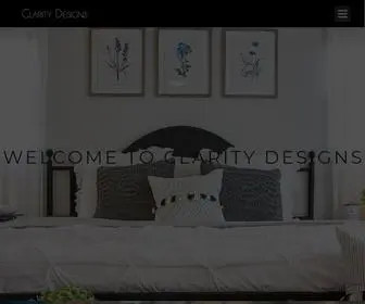 Claritydesigns.com(Interior Design based out of Fresno) Screenshot