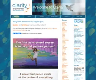 Clarityesd.com(Clarity Experiential Self Development) Screenshot