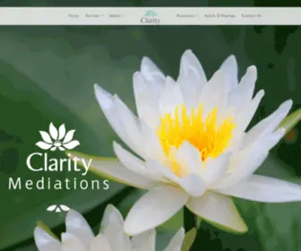 Claritymediations.com(Rooted in Relationship) Screenshot