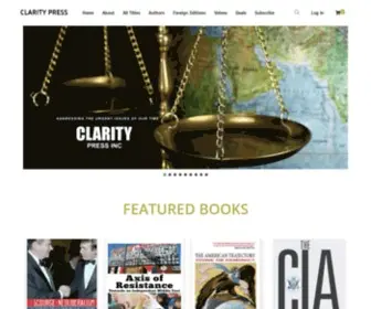 Claritypress.com(CLARITY PRESS) Screenshot