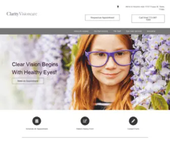 Clarityvisioncare.com(Clarity Vision Care) Screenshot