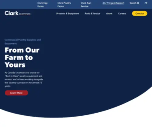 Clarkagsystems.com(Clark Ag Systems) Screenshot
