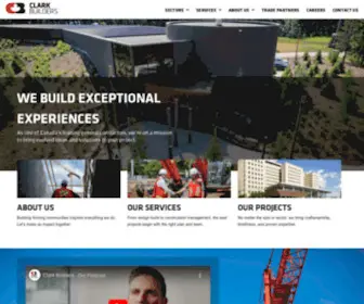 Clarkbuilders.com(Clark Builders Group of Companies) Screenshot