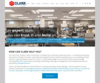 Clarkcc.com(Clark Construction Company) Screenshot