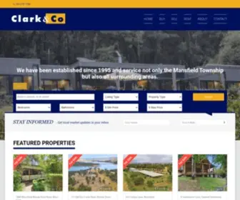 Clarkco.com.au(Real Estate Agent Mansfield) Screenshot