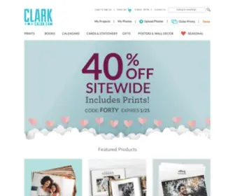 Clarkcolor.com(Snapfish digital photo printing service) Screenshot