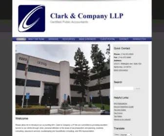 ClarkcompanycPas.com(Clark & Company) Screenshot