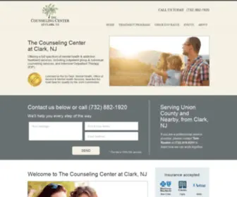 Clarkcounselingcenter.com(The Counseling Center at Clark) Screenshot