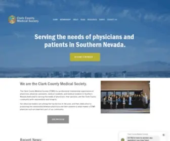 Clarkcountymedical.org(The Clark County Medical Society) Screenshot