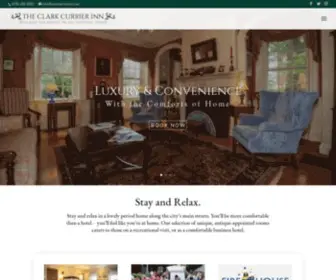 Clarkcurrierinn.com(The Clark Currier Inn) Screenshot