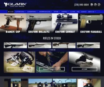 ClarkcustomGuns.com(Clark Custom Guns) Screenshot