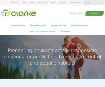 Clarke.com(Mosquito Control Company) Screenshot