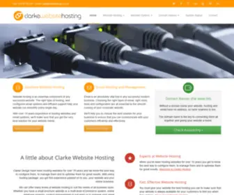 Clarkehosting.co.uk(Website Design in Cheshire by Clarke Website Design Ltd) Screenshot