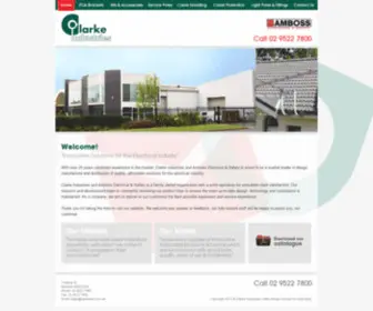 Clarkeind.com.au(Clarke Industries) Screenshot