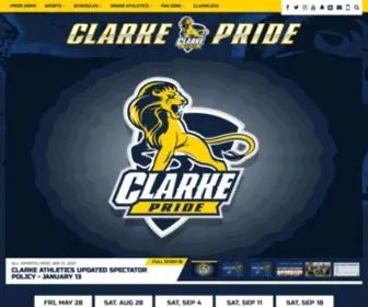 Clarkepride.com(Clarke University) Screenshot