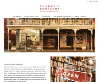 Clarkesbooks.co.za(Clarke's Bookshop Cape Town) Screenshot