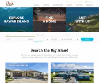 Clarkhawaii.com(Real Estate) Screenshot