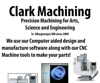 Clarkmachining.com(Web) Screenshot