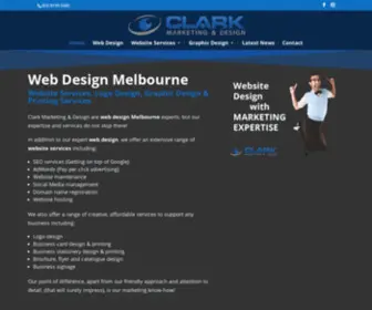 Clarkmarketing.com.au(Web Design Melbourne) Screenshot