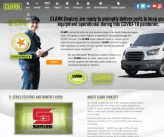Clarkmhc.com(CLARK Material Handling Company) Screenshot