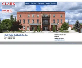 Clarkpacific.net(Commercial Properties For Sale and Lease) Screenshot