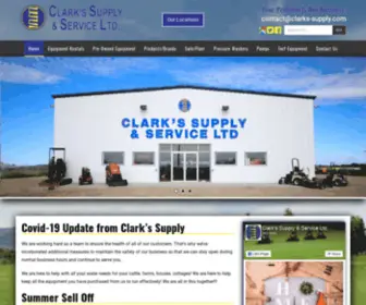 Clarks-Supply.com(Clark's Supply & Service) Screenshot