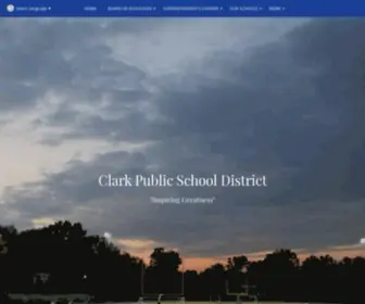 Clarkschools.org(Clark Public School District) Screenshot