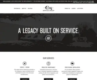 Clarkservicegroup.com(Clark Service Group) Screenshot