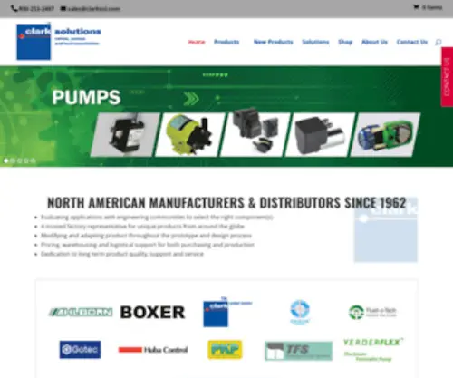 Clarksol.com(Flow Meter) Screenshot