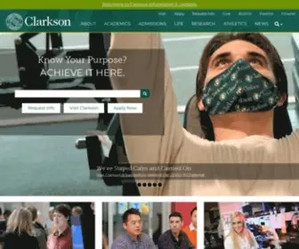 Clarksonuniversity.org(Clarkson University) Screenshot