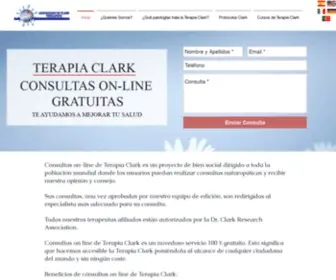 Clarktherapyon-Line.com(Inicio) Screenshot