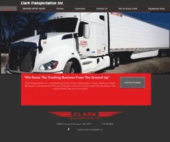 Clarktrans.com(Clark Transportation) Screenshot