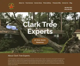 Clarktreeexperts.com(Clark Tree Experts) Screenshot