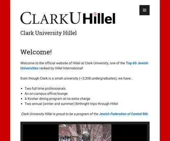 Clarkuhillel.org(The official website for Hillel at Clark University in Worcester) Screenshot