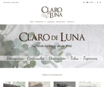 Clarodeluna.com.ar(Tienda online de Claro de Luna) Screenshot