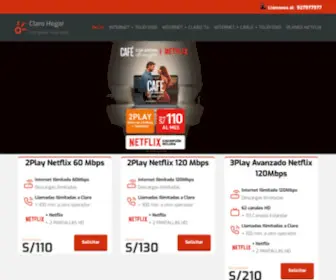 Clarohogar.pe(Claro Hogar DAC Internet Claro Hogar) Screenshot