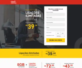 Claroparaempresas.com(Claro Empresas) Screenshot