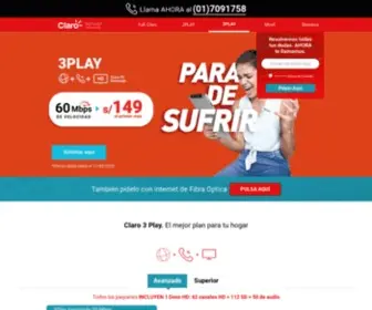 Claroplanes.pe(Planes 2 Play Internet y Televisión) Screenshot
