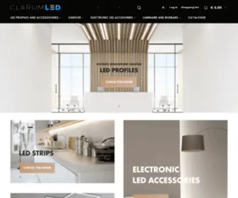 Clarumled.com(LED lights) Screenshot