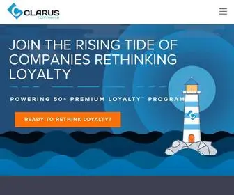 Claruscommerce.com(Premium Loyalty Programs) Screenshot