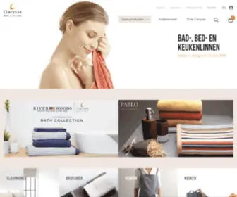 Clarysse.com(Hometextiel) Screenshot