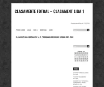 Clasamente-Fotbal.com(Clasament Liga 1) Screenshot